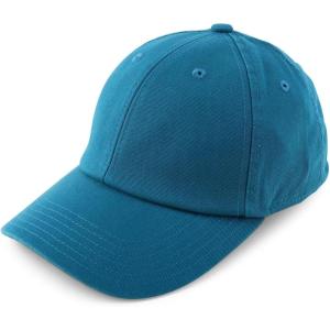imageTrendy Apparel Shop Womens Hybrid Unstructured 6 Panel Curved Bill Cotton Dad CapDark Teal