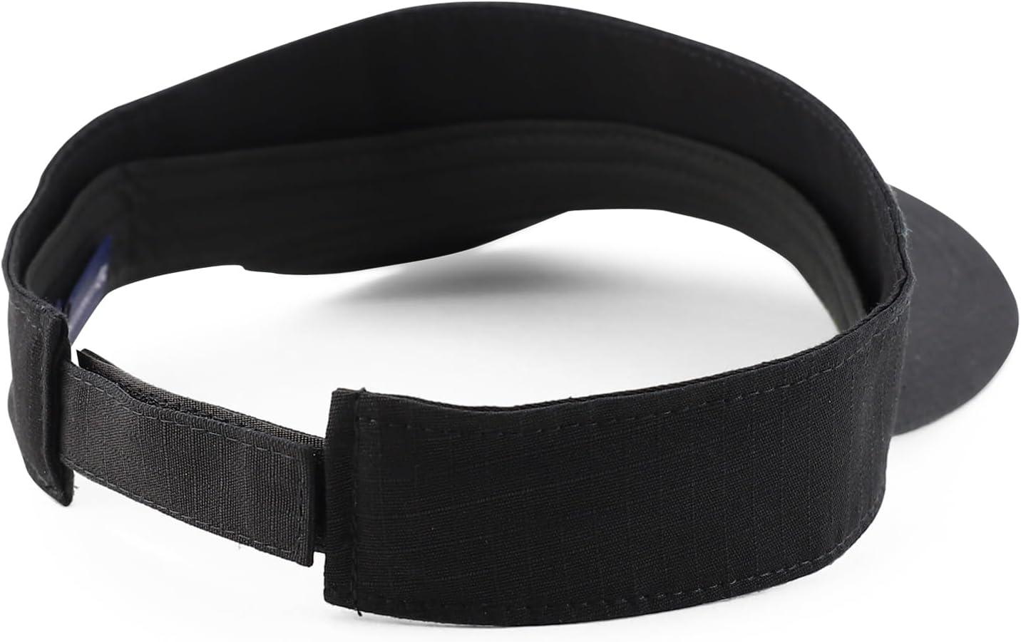 imageTrendy Apparel Shop Cotton Ripstop Lariat Visor CapBlack