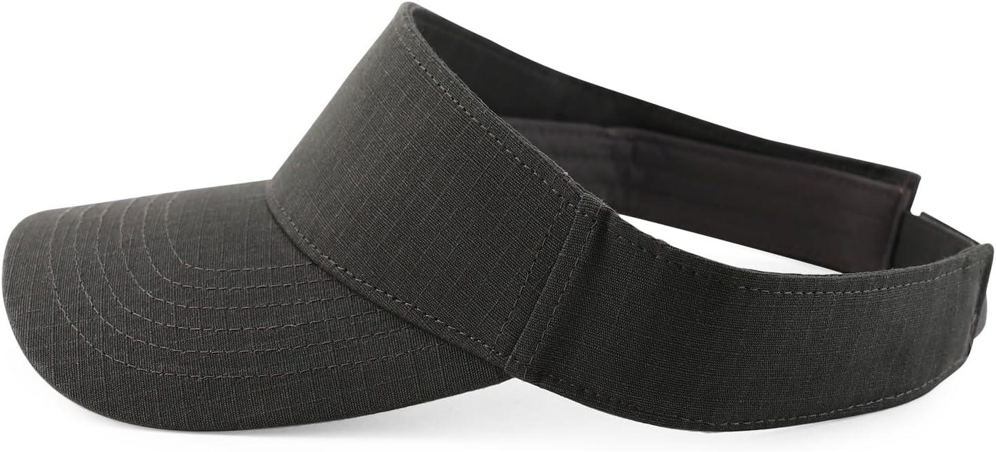 imageTrendy Apparel Shop Cotton Ripstop Lariat Visor CapCharcoal