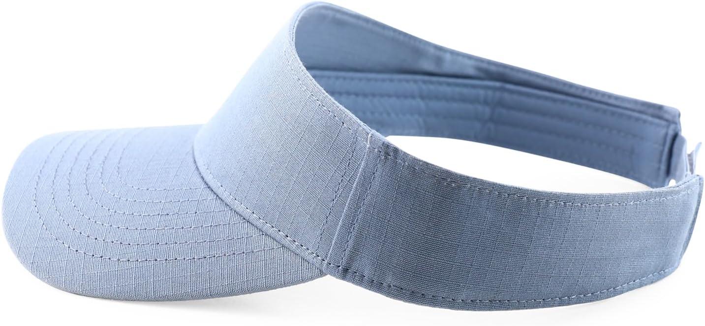 imageTrendy Apparel Shop Cotton Ripstop Lariat Visor CapSlate Blue