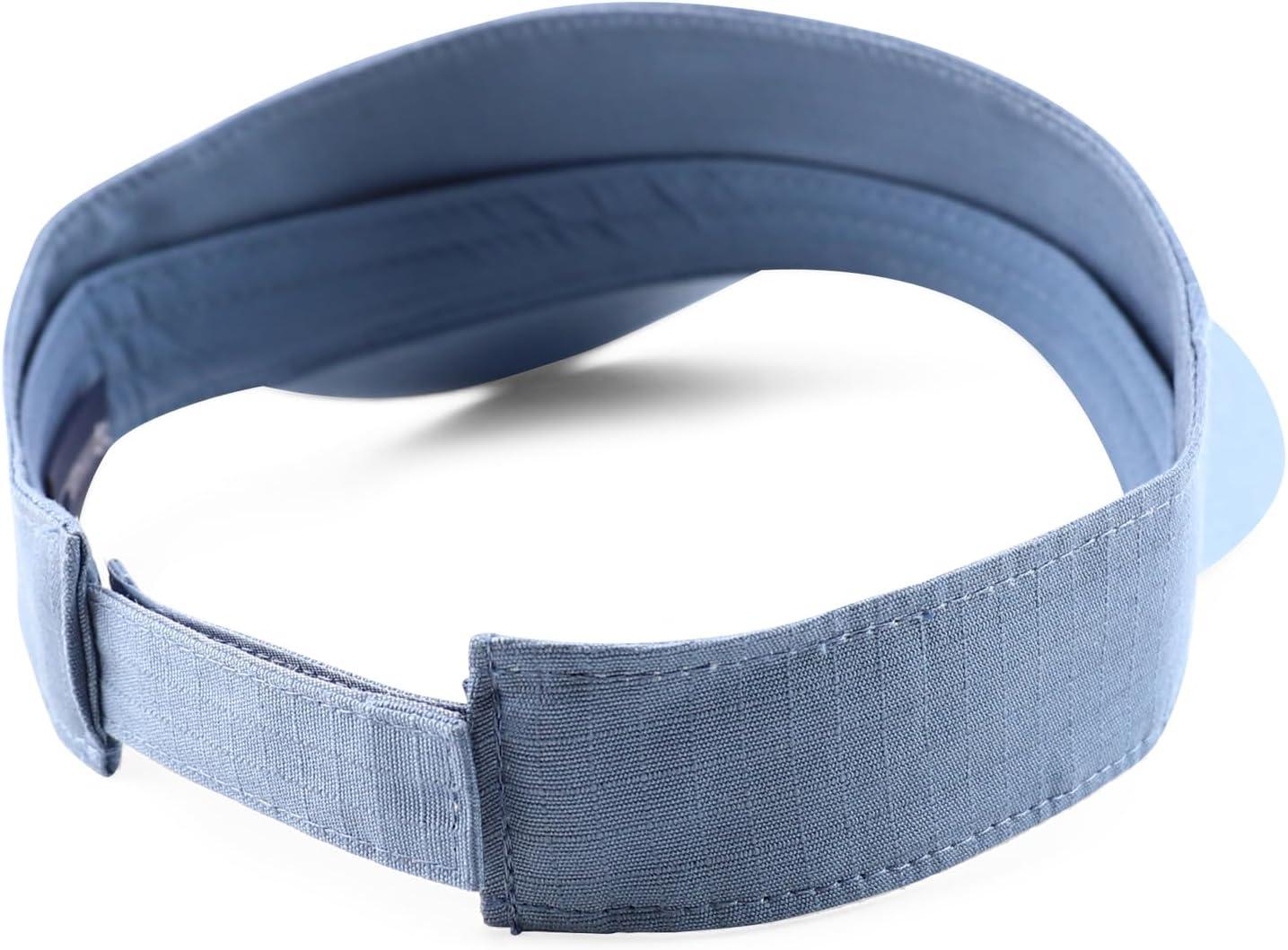 imageTrendy Apparel Shop Cotton Ripstop Lariat Visor CapSlate Blue