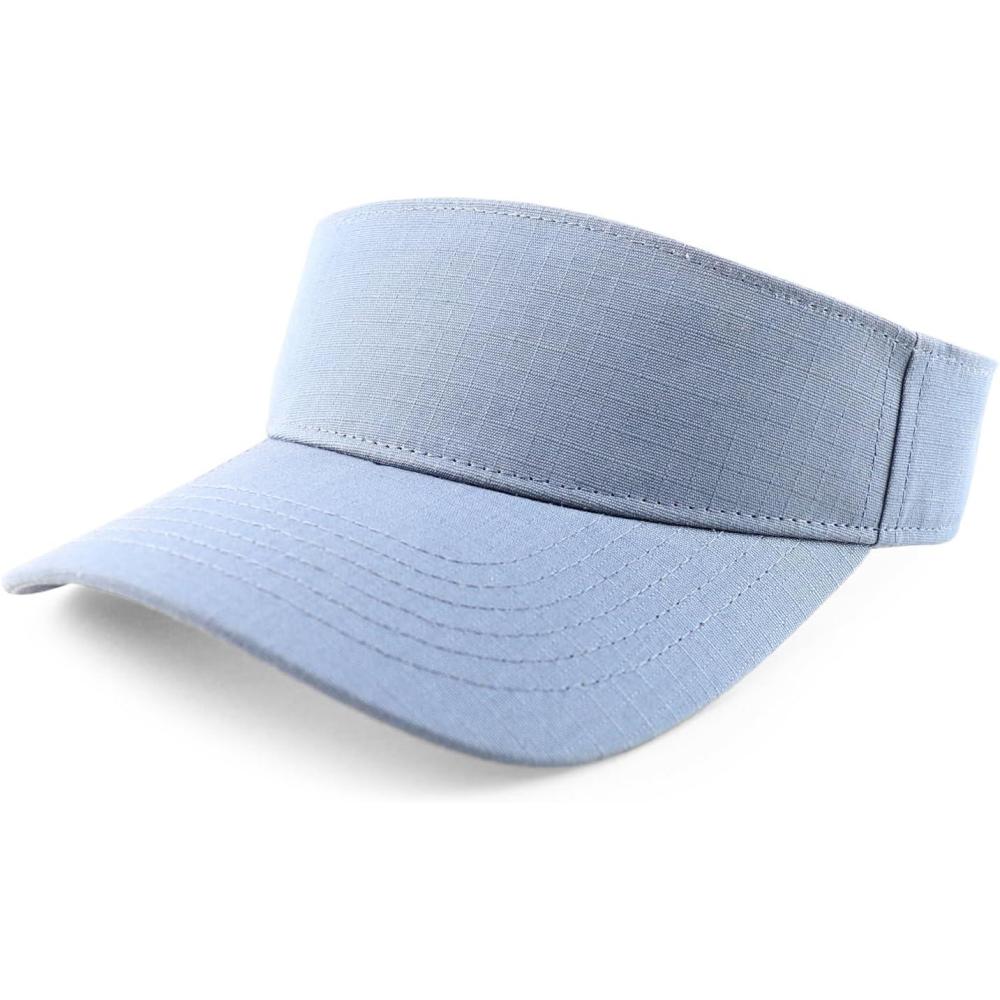 imageTrendy Apparel Shop Cotton Ripstop Lariat Visor CapSlate Blue