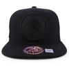 imageTrendy Apparel Shop Cities of Mexico Circular Logo Embroidered Flatbill Snapback Baseball CapMichoacan Black  Black