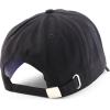 imageTrendy Apparel Shop Oversize XL Casual Plain 6 Panel Unstructured Cotton Dad HatBlack