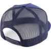 imageTrendy Apparel Shop Oversize XXL Plain 5 Panel Trucker Flat Bill Mesh Snapback CapNavy