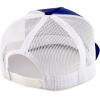 imageTrendy Apparel Shop Oversize XXL Plain 5 Panel Trucker Flat Bill Mesh Snapback CapNavy White