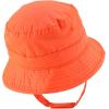 imageTrendy Apparel Shop Rainbow Embroidered Patch Infant Lightweight Bucket Hat with Chin StrapOrange