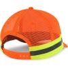 imageTrendy Apparel Shop Reflector HighVisibility Constructed Trucker CapOrange