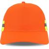 imageTrendy Apparel Shop Reflector HighVisibility Constructed Trucker CapOrange