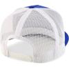 imageTrendy Apparel Shop Structured High Crown 5 Panel Round Flat Bill Trucker CapRoyal White