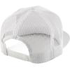 imageTrendy Apparel Shop Structured High Crown 5 Panel Round Flat Bill Trucker CapWhite