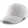 imageTrendy Apparel Shop Oversize XL Casual Plain 6 Panel Unstructured Cotton Dad HatWhite