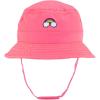 imageTrendy Apparel Shop Rainbow Embroidered Patch Infant Lightweight Bucket Hat with Chin StrapPink