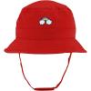 imageTrendy Apparel Shop Rainbow Embroidered Patch Infant Lightweight Bucket Hat with Chin StrapRed