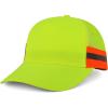 imageTrendy Apparel Shop Reflector HighVisibility Constructed Trucker CapYellow