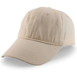 imageTrendy Apparel Shop Oversize XL Casual Plain 6 Panel Unstructured Cotton Dad HatBeige
