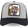 imageTrendy Apparel Shop 5 Panel Animal Design Square Embroidered Trucker CapBlack Black 5