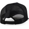 imageTrendy Apparel Shop 5 Panel Animal Design Square Embroidered Trucker CapBlack Black