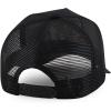imageTrendy Apparel Shop 5 Panel Animal Design Square Embroidered Trucker CapBlack Black 6