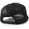 imageTrendy Apparel Shop 5 Panel Animal Design Square Embroidered Trucker CapBlack Black 8