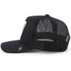 imageTrendy Apparel Shop 5 Panel Animal Design Square Embroidered Trucker CapBlack Black 9