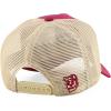 imageTrendy Apparel Shop 5 Panel Animal Design Square Embroidered Trucker CapBurgundy Khaki 4