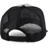 imageTrendy Apparel Shop 5 Panel Animal Design Square Embroidered Trucker CapHgrey Black 6