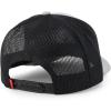 imageTrendy Apparel Shop 5 Panel Animal Design Square Embroidered Trucker CapHgrey Black 9