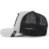imageTrendy Apparel Shop 5 Panel Animal Design Square Embroidered Trucker CapHgrey Black 9