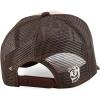 imageTrendy Apparel Shop 5 Panel Animal Design Square Embroidered Trucker CapKhaki Brown 4