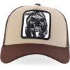 imageTrendy Apparel Shop 5 Panel Animal Design Square Embroidered Trucker CapKhaki Brown 4
