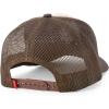 imageTrendy Apparel Shop 5 Panel Animal Design Square Embroidered Trucker CapKhaki Brown 7