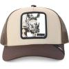 imageTrendy Apparel Shop 5 Panel Animal Design Square Embroidered Trucker CapKhaki Brown 7