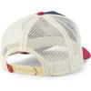 imageTrendy Apparel Shop 5 Panel Animal Design Square Embroidered Trucker CapNavy Red 9