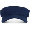 imageTrendy Apparel Shop XXL Oversize Solid Cotton Adjustable Sun VisorNavy