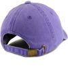 imageTrendy Apparel Shop Capital Mom and Dad Pigment Dyed Couple 2 Pc Cap SetPurple Navy