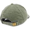 imageTrendy Apparel Shop Capital Mom and Dad Pigment Dyed Couple 2 Pc Cap SetRed Olive