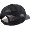imageTrendy Apparel Shop Number 95 White Thread Embroidered Retro Trucker Mesh CapCharcoal