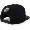 imageTrendy Apparel Shop Bear Embroidered Flat Bill Snapback CapBlack Black 10