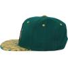 imageTrendy Apparel Shop Bear Embroidered Flat Bill Snapback CapDark Green Timber 8