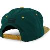imageTrendy Apparel Shop Bear Embroidered Flat Bill Snapback CapDark Green Timber 8