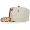 imageTrendy Apparel Shop Bear Embroidered Flat Bill Snapback CapStone Light Brown 10