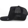 imageTrendy Apparel Shop 5 Panel Animal Design Embroidered Mesh Back Snapback CapBlack Black 12