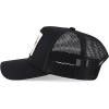 imageTrendy Apparel Shop 5 Panel Animal Design Embroidered Mesh Back Snapback CapBlack Black 2