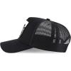 imageTrendy Apparel Shop 5 Panel Animal Design Embroidered Mesh Back Snapback CapBlack Black 3
