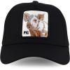 imageTrendy Apparel Shop 5 Panel Animal Design Embroidered Mesh Back Snapback CapBlack Black 5