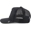 imageTrendy Apparel Shop 5 Panel Animal Design Embroidered Mesh Back Snapback CapBlack Black 6