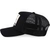 imageTrendy Apparel Shop 5 Panel Animal Design Embroidered Mesh Back Snapback CapBlack Black