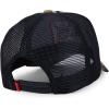 imageTrendy Apparel Shop 5 Panel Animal Design Embroidered Mesh Back Snapback CapCamo Black 8