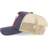imageTrendy Apparel Shop 5 Panel Animal Design Embroidered Mesh Back Snapback CapCharcoal Khaki 3